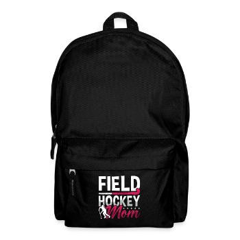 Field Hockey Mom Ice Hockey Team Loves Goalkeeper - Backpack - black - Front