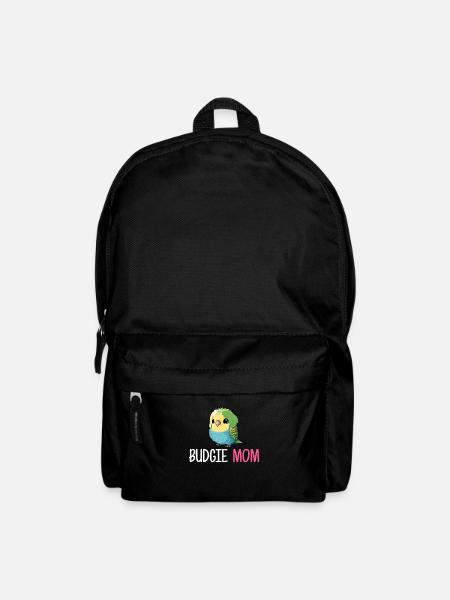 budgerigar parakeet, Budgie - Rucksack - Schwarz
