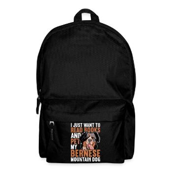 Berner Sennenhund - Rucksack - Schwarz - Vorne