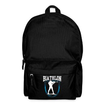 Biathlon Biathlète Biathlons Biathlète Sport - Sac à dos - noir - Devant