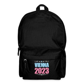 Vienna 2023 Wien - Backpack - black - Front