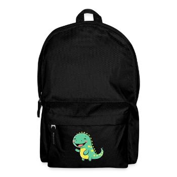Cute cartoon dinosaur for dino fans - Backpack - black - Front