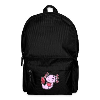 Axolotl Heart Love - Heart Motif - Sac à dos - noir - Devant