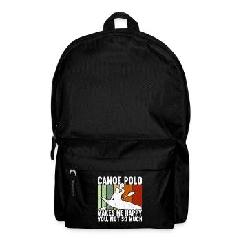 Kanu-Polo - Rucksack - Schwarz - Vorne