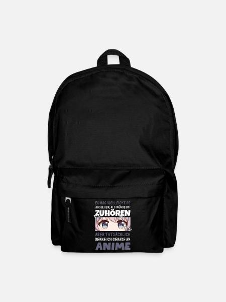 Sarkastisches Kawaii Statement für Manga-Liebhaber - Rucksack - Schwarz