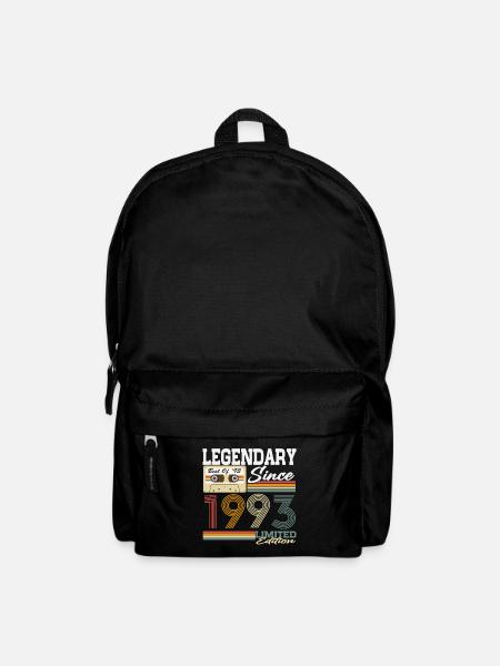 1993 Vintage Jahrgang Retro Geburtstag Geschenk - Rucksack - Schwarz