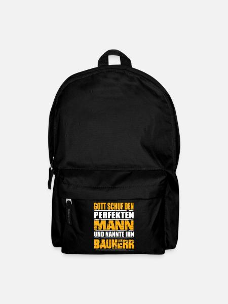 Bauherr - Rucksack - Schwarz