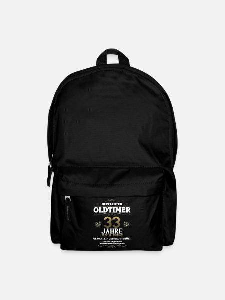 33. Geburtstag Mann Oldtimer Jahrgang 1990 - Rucksack - Schwarz