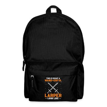 Fantasy role-playing game quote for sword fighting - Backpack - black - Front