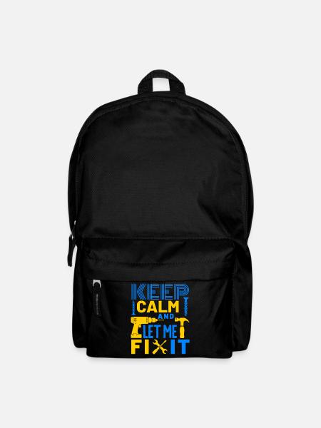 Bleib ruhig und lass es mich selbst reparieren - Rucksack - Schwarz