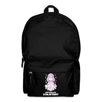 Kawaii Schlafshirt - Offizielles Anime Design - Rucksack - Schwarz - Vorne