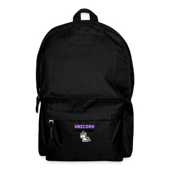 Petite amie licorne - Sac à dos - noir - Devant