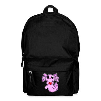 Axolotl Heart Love - Heart Motif - Sac à dos - noir - Devant