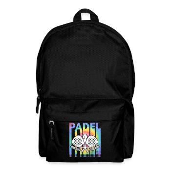 Padel Tennis Colorful - Backpack - black - Front