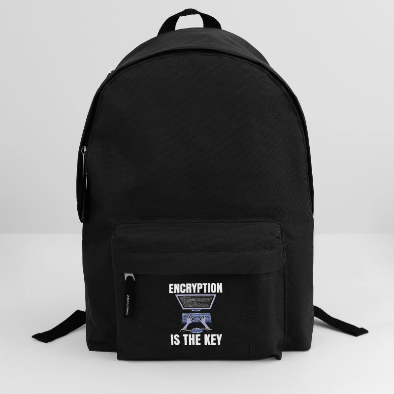 Encryption is the key to coder coding Backpack