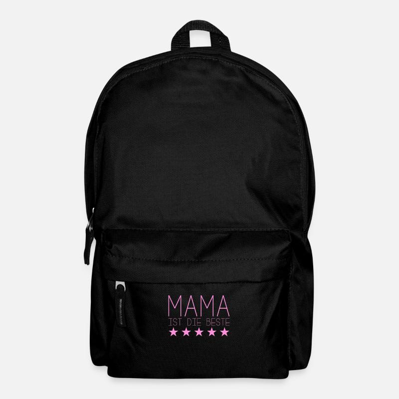 Mama ist die beste - Rucksack - Schwarz