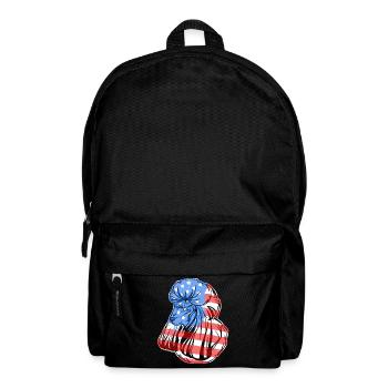 Poodle Poodle Flag - Backpack - black - Front