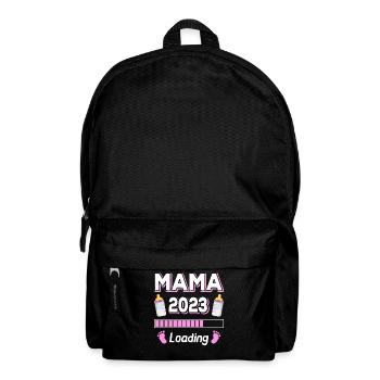 Mama 2023 Loading Mutter Mütter Mom Muttertag - Rucksack - Schwarz - Vorne