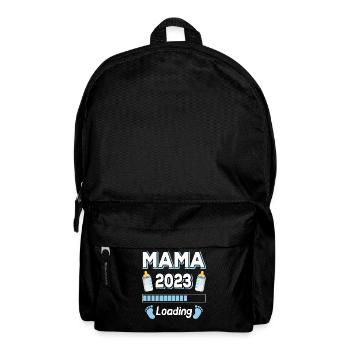 Mama 2023 Loading Mutter Mütter Mom Muttertag - Rucksack - Schwarz - Vorne