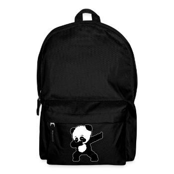 Dabbing Panda Bär Geschenk Damen Herren Kinder - Rucksack - Schwarz - Vorne