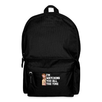 I'm watching you all the time Believe God - Backpack - black - Front