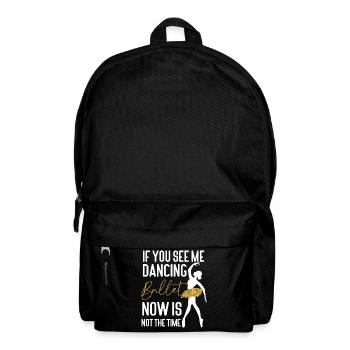 Ballet Danseuse Danse Ballerine - Sac à dos - noir - Devant