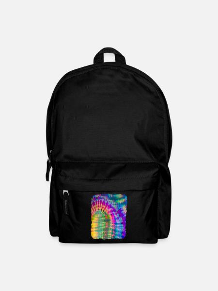 Tie Dye Batik - Rucksack - Schwarz