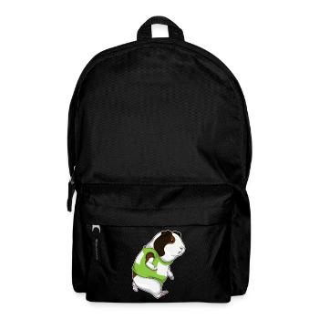 Cochon d’Inde joggeur jogging sport - Sac à dos - noir - Devant