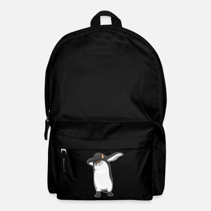 Pinguin Hip Hop Tanz - Rucksack - Schwarz