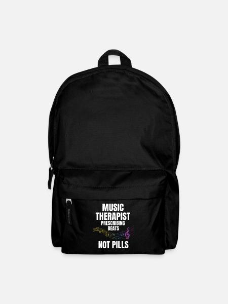 Music Therapists Saying - Backpack - black