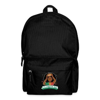 Juneteenth 1865 Black African American Afrika - Rucksack - Schwarz - Vorne