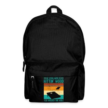 Drôle de trou de maïs - Sac à dos - noir - Devant