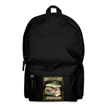 Books, funny saying for bookworm bookworm bookworm - Backpack - black - Front