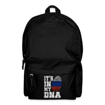 It's In My DNA Russia Patriotic Russian Gift - Backpack - black - Front