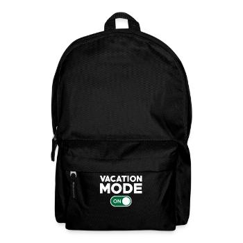 Fun vacation mode turned on - Backpack - black - Front