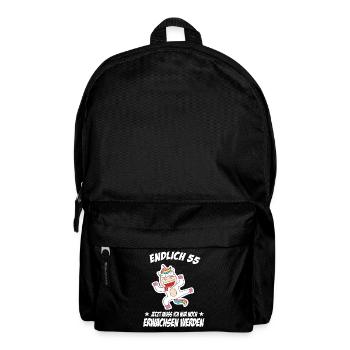 55 Geburtstag Positive Sprüche Zum 55 geburtstag - Rucksack - Schwarz - Vorne