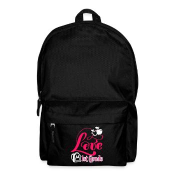 1st Grade Teacher Love 1st Grade - Backpack - black - Front