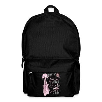 Ballet Danseuse Danse Ballerine - Sac à dos - noir - Devant