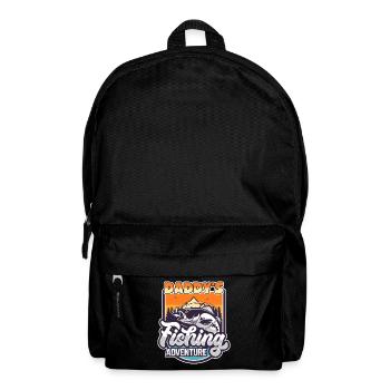 Pêche, Pêche, Pêche, Aventure, Papa Dicton - Sac à dos - noir - Devant