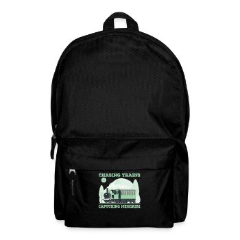On the hunt for trains - Backpack - black - Front