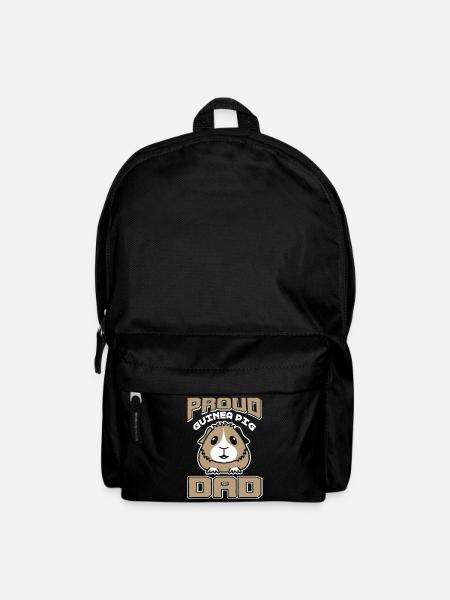Guinea Pig Proud Guinea Pig Dad - Backpack - black