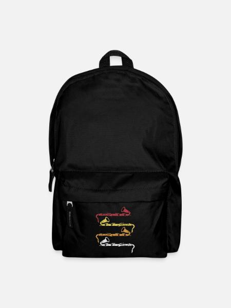 Clarinette Orchestre de basse Clarinette Musique cadeau Clarinette - Sac à dos - noir