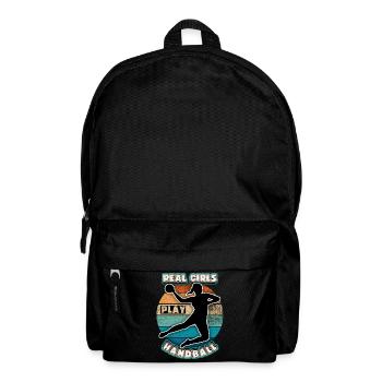 Handball Handball Player Sports Saying Rainbow - Backpack - black - Front