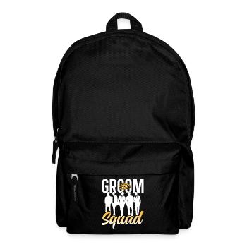 Bräutigam Team Sprüche Hochzeit Heirat Party - Rucksack - Schwarz - Vorne