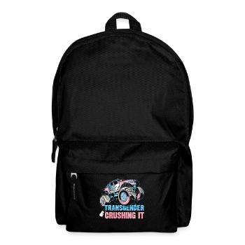 Transgender Pride Monster Truck - Backpack - black - Front