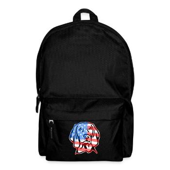 Vizsla Vizsla Flag Face - Backpack - black - Front