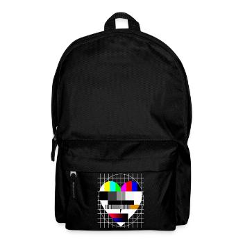 Test Image Coeur I Love 90s Party Love 80s - Sac à dos - noir - Devant