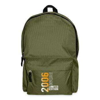 November 2006 Limited Edition Jahrgang Geburtsjahr - Rucksack - Olivgrün - Vorne