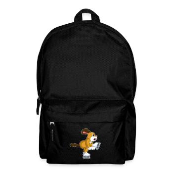 Dog Ice Skating Skates - Backpack - black - Front