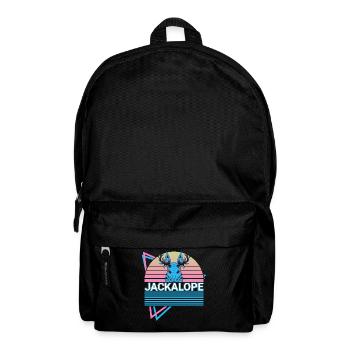 Schakalope Retro Kryptide Kryptozoologie - Rucksack - Schwarz - Vorne